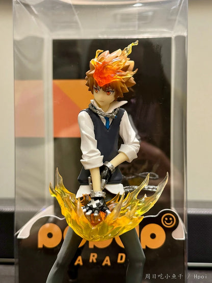 19cm Katekyou Hitman REBORN! Anime Figure Sawada Tsunayoshi Action Figure Standing Handsome Man Figurine PVC Collection Doll Toy