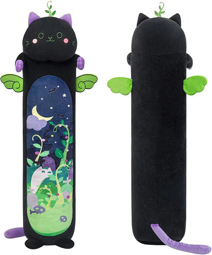 New Long Cat Plush Pillow Wings Colorful Sofa Pillow Bed Pillow Doll Plush Toy Doll Children's Birthday Christmas Gift