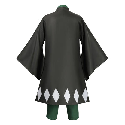 Bleach Urahara Kisuke Cosplay Costume Set Polyester Adult Unisex