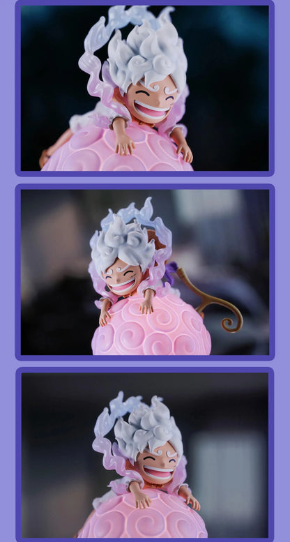 One Piece jimei Devil Fruit Serie Voice-Controlled Night Light Luffy Nico Robin Chopper Portga·D· Ace Anime Figure Desktop Model