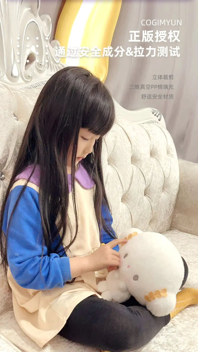 Sanrio New Kawaii Cute Cogimyun Kogimyun Plush Keychain Kids Stuffed Plush Toys Small Pendant Birthday Gifts For Children Girls