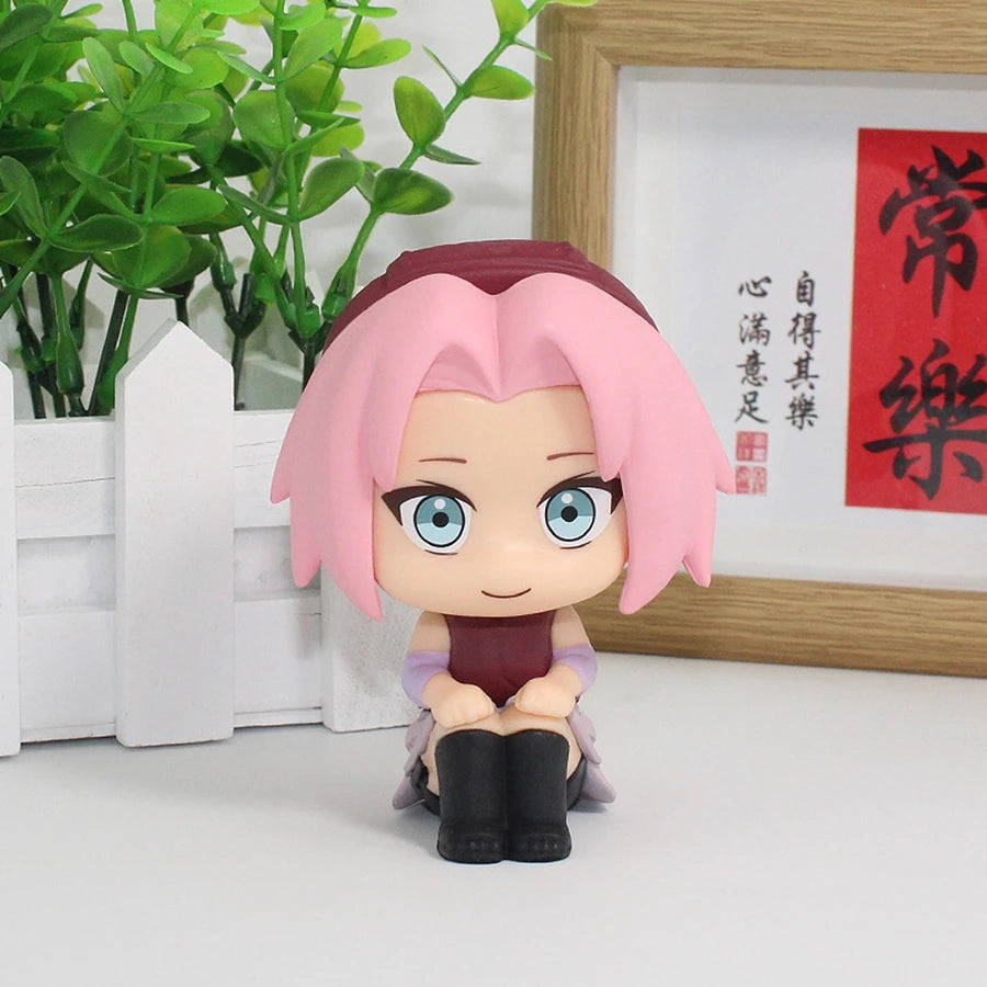 10cm Naruto Anime Figure Naruto Shippuuden Uchiha Itachi Action Figure Q Version Kakashi Figurine PVC Collection Model Doll Toys