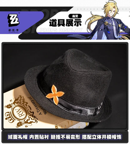 Zenless Zone Zero Hugo Cosplay Costume Wig Mask Hat Mockingbird New Eridu Hugo Vlad Ravenlock Halloween Party for Women Men Prop