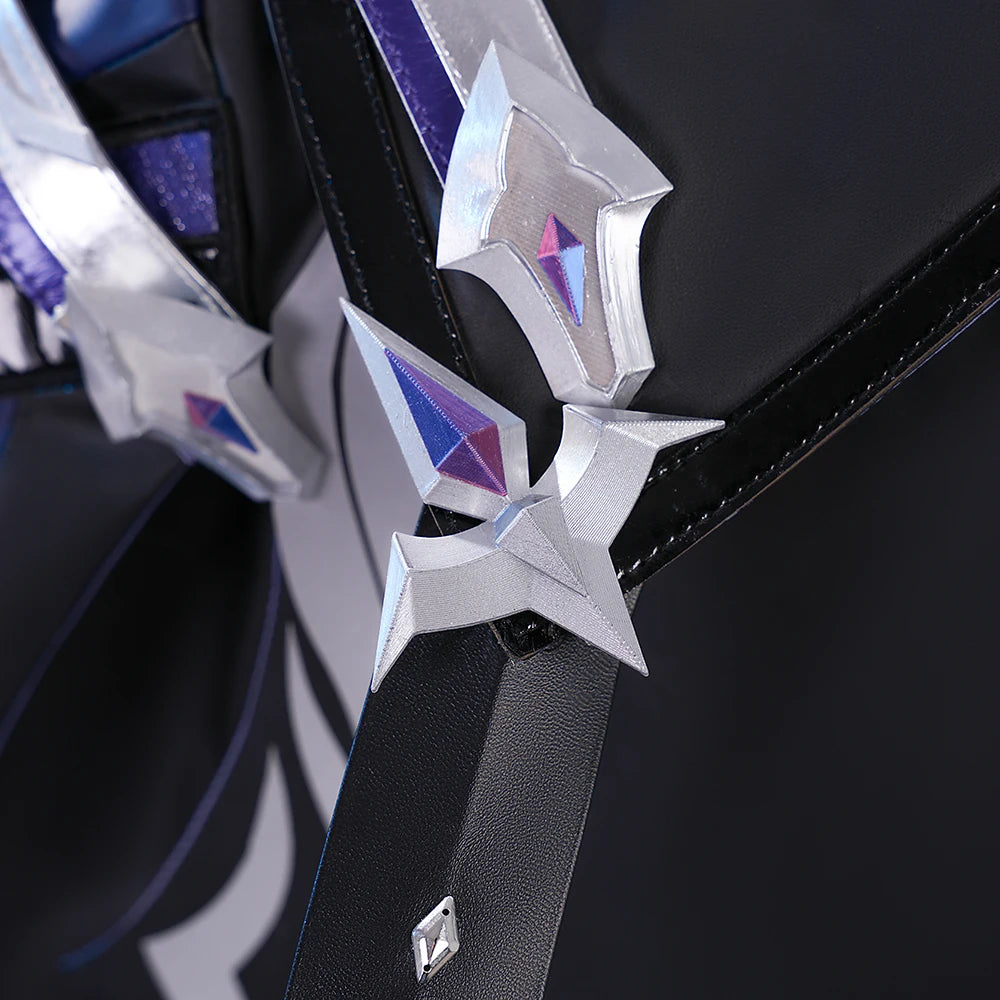 Genshin Impact Kyryll Chudomirovich Flins Cosplay Costume Wig Uniform Outfit Carnival Halloween Party for Women Men Role Play