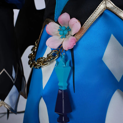 Honkai Star Rail Cerydra Cosplay Costume Wig Dress Uniform Headwear Wings Amphoreus Halloween Party for Women Girls Prop iCoser