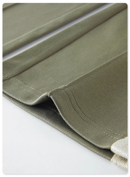 ZODF Spring Summer 275GSM Basic Side Webbing Trousers For Men Unisex American Retro Casual Sports Straight Pants HY0540