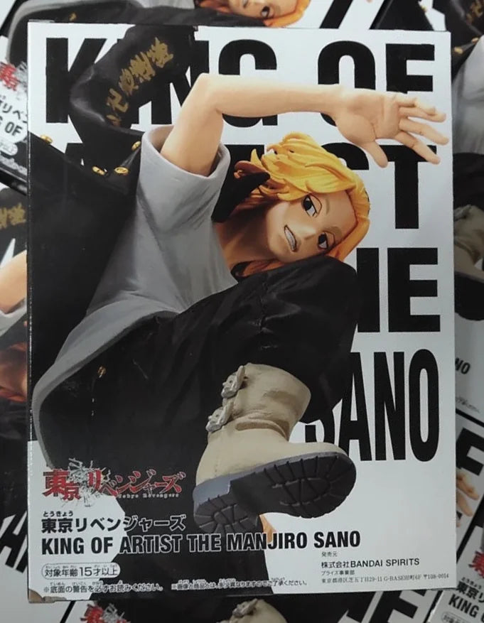 Original In Stock King of Artist Koa Tokyo Revengers Manjiro Sano Draken Mitsuya Takashi Action Figure Model Gifts Genuine