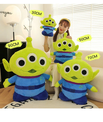 50/70/90cm Super Big Size Alien Disney Cartoon Anime Plush Stuffed Doll Cute Room Decorated Plushie Children Pillow Holiday Gift