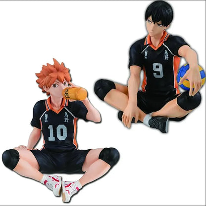 12CM Anime Haikyuu Figure Shoyo Hinata Model Toy Kozume Kenma Action Figure Noodle Stopper Tobio Kageyama Collection Toy Boxed