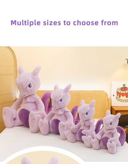 35/85cm Mewtwo Pokemon Plush Toys Large Anime Doll Pillow Cartoon Mew Pokémon Plushie Kawaii Stuffed Gift for Kids Birthday