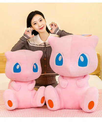 45/55cm Big Size Pokemon Mew Cartoon Anime Plush Stuffed Doll Room Decoration Plushies Pillow Peluche Ornaments Children's Gifts