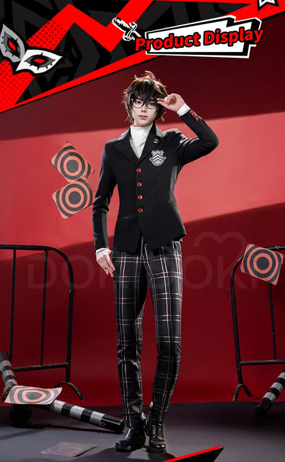 IN STOCK Amamiya Ren Cosplay Costume【S-2XL】DokiDoki-SR Men School Uniform Halloween Plus Si