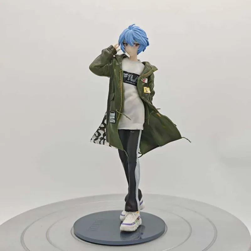 Neon Genesis Evangelion Ayanami Rei & Asuka Langley Soryu PVC Action Figure Statue Collection Model Toy Gift - 24cm