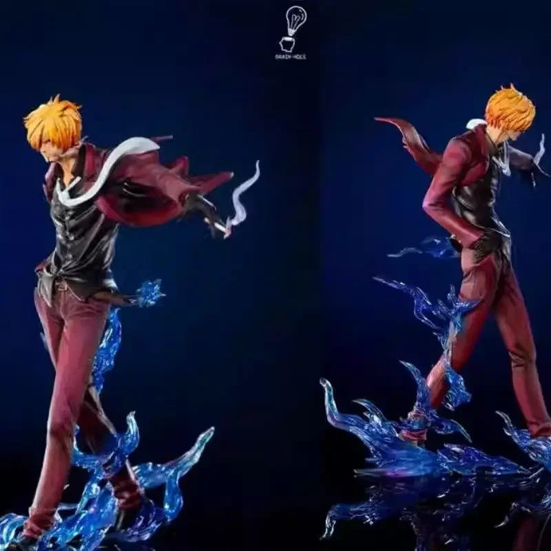 24cm One Piece Sanji PVC Anime Figure Fashion Show Model Statue Doll Decoration Collectible Gift - C / with box