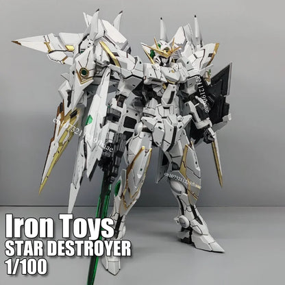 Iron Toys Model STAR DESTROYER 1/100 Assembly Model Kit TC Prototype Testing Machine Alloy Skeleton Action Figure Toy Gifts