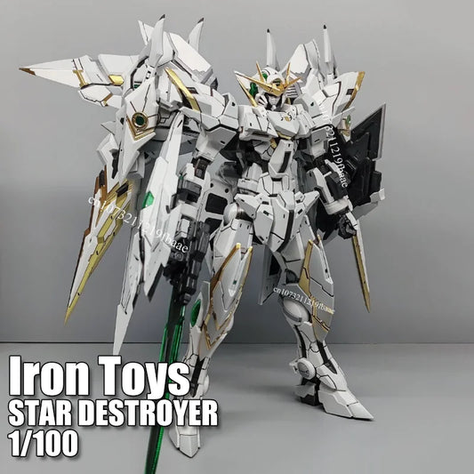 Iron Toys Model STAR DESTROYER 1/100 Assembly Model Kit TC Prototype Testing Machine Alloy Skeleton Action Figure Toy Gifts