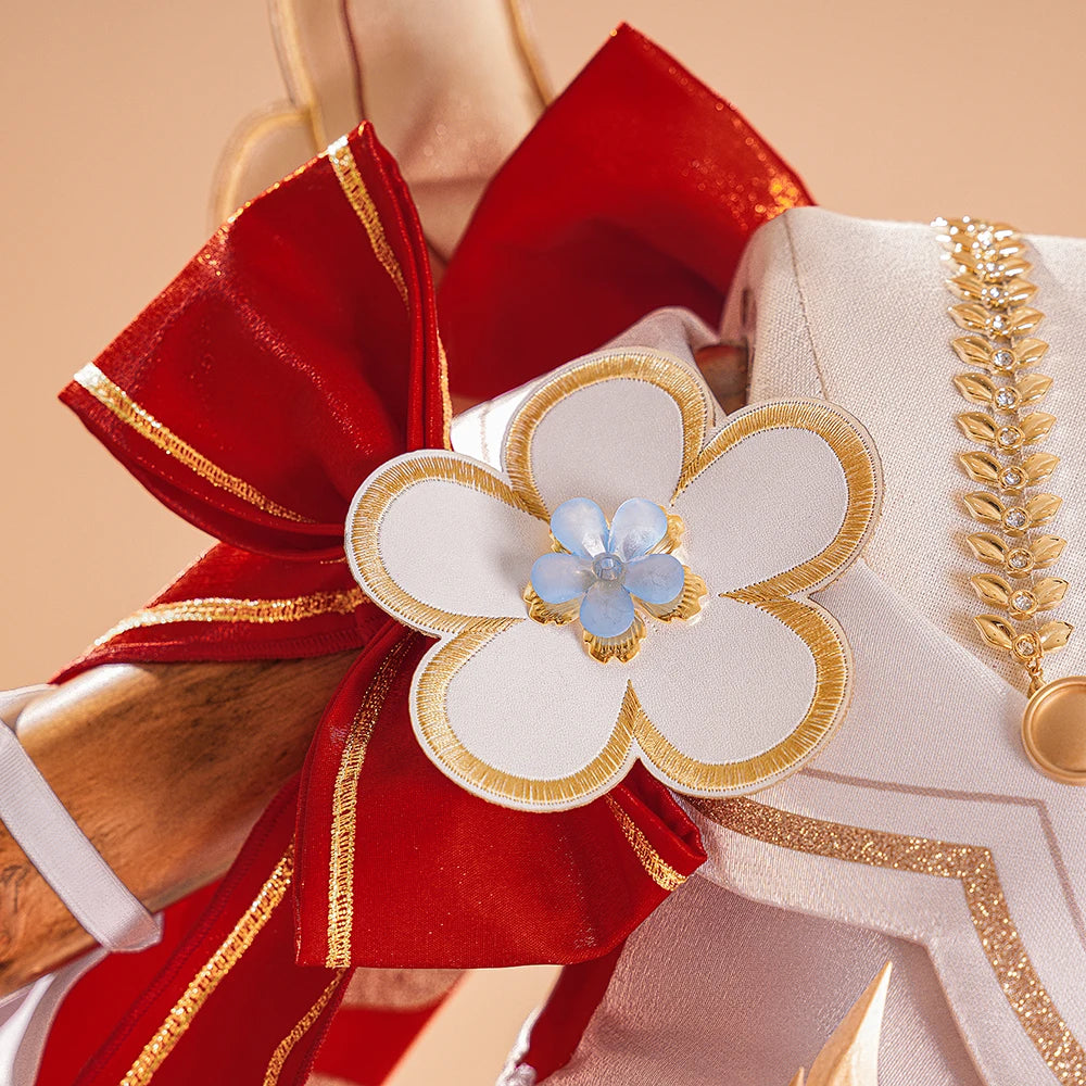 Honkai Star Rail Tribbie Cosplay Costume Wig Dress Uniform Headwear Wings Game Props Halloween Party for Women Girls Carnival