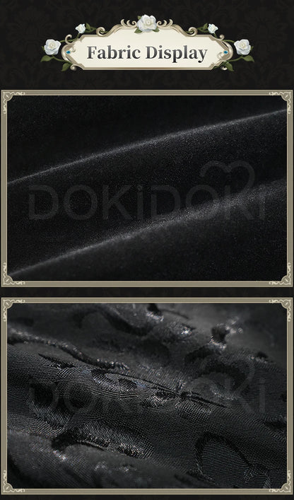 IN STOCK Ciel Phantomhive Cosplay Costume Anime DokiDoki-SR Ciel Black Rose Costume Men Cosplay Halloween