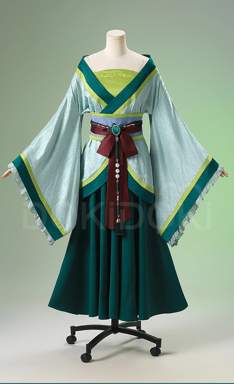 Maomao Cosplay Costume Anime The Apothecary Diaries DokiDoki-R Women Green Dress Mao Mao Xidu Banquets Cosplay Halloween