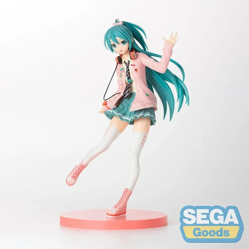 Bandai Hatsune Miku Ribbon Girl 23CM PVC Model