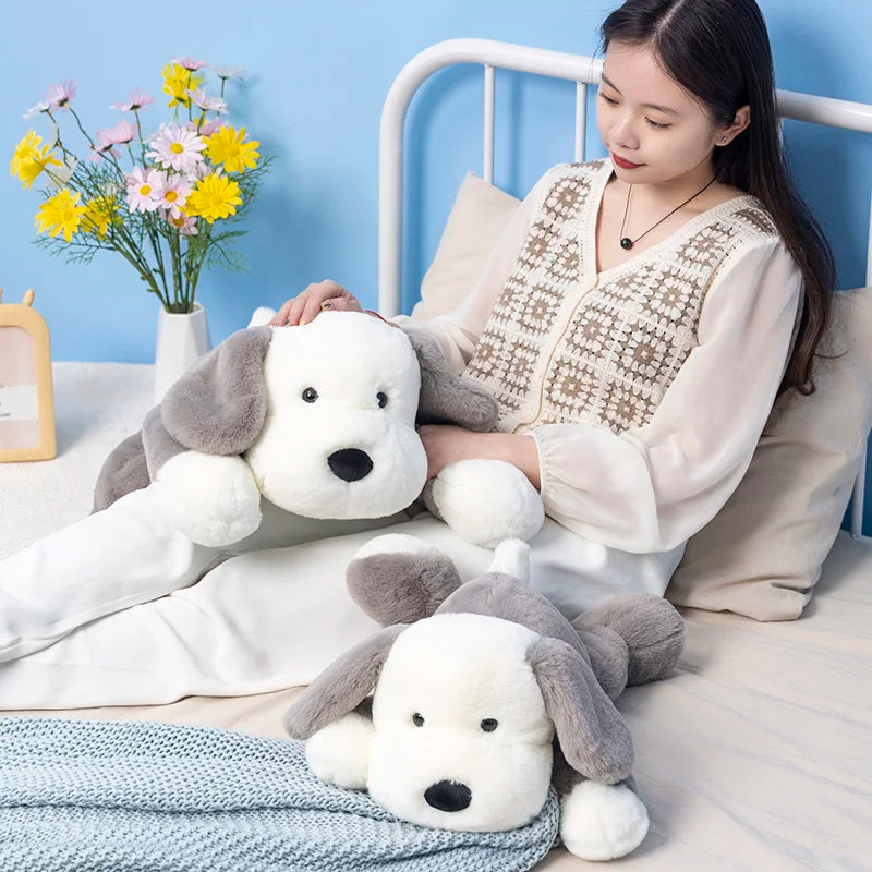 Soft Cute Dog Plushie Stuffed Cartoon Animals Big Ear Puppy Plush Toy Baby Appease Sleep Doll toys for Boy Girl Birthday Gift