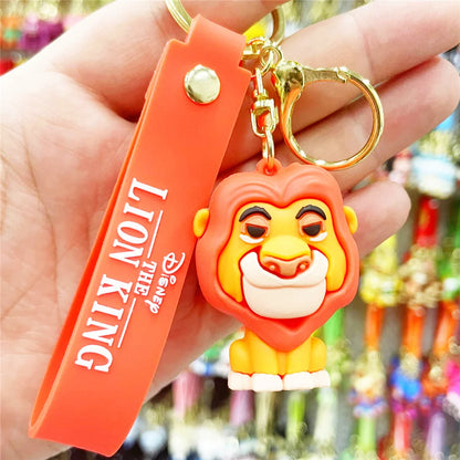 Anime Disney Keychain Tom and Jerry Cartoon toys Doll Car Cute Keychains Bag Pendant Action Figure Pendant Kids Toys Gifts