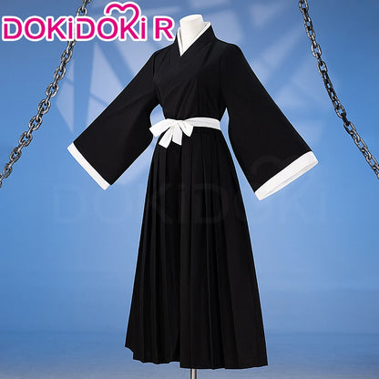 IN STOCK Kuchikii Rukiaa Cosplay Costume Anime【XS-3XL】DokiDoki-R Men Uniform Kuchikii Rukiaa Costume Plus Size