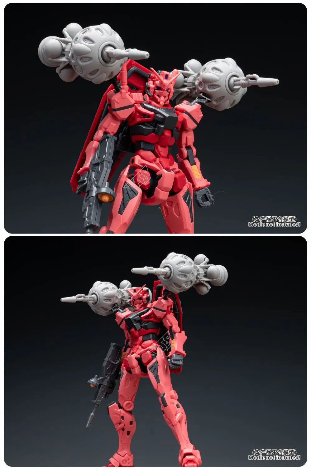 TAS Model Red GQuuuuuuX Conversion Parts Bits-2 Pieces PMC-BD-69-1 for HG 1/144 gMS-α 3D Print Highly Accurate Resin Parts DIY