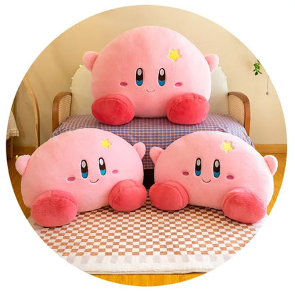 90cm Big Size Star Kirby Kawaii Cartoon Anime Plush Stuffed Doll Room Decorated with Cute Plushies Pillow Children Holiday Gift