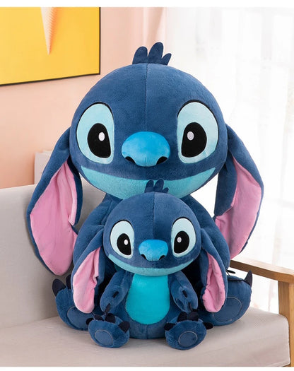 30/60cm Disney Lilo and Stitch Plush Toys Standing Posture Kawaii Pixar Anime Plushie Stich Dolls Soft Stuffed Gift for Children