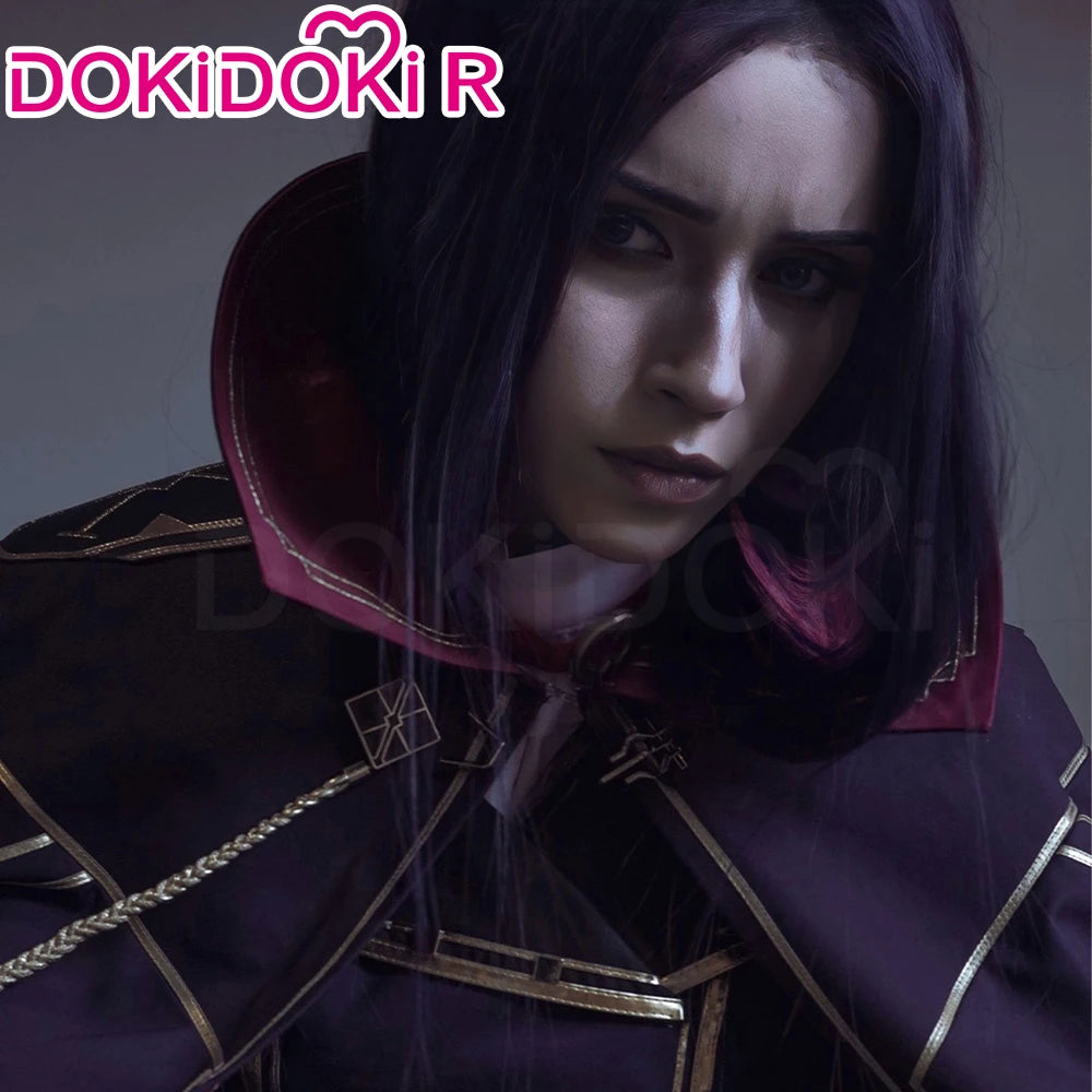 IN STOCK Caitlynn Cosplay Costume Anime Cosplay【S-3XL】DokiDoki-R Women Uniform Cloak Caitlynn Costume Plus Size
