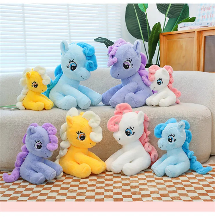 Anime My Little Pony Prototype Plush Doll Soft Pillow Girl Heart Fluttershy Sofa Ornaments Children'S Toys Birthday Gifts Custom