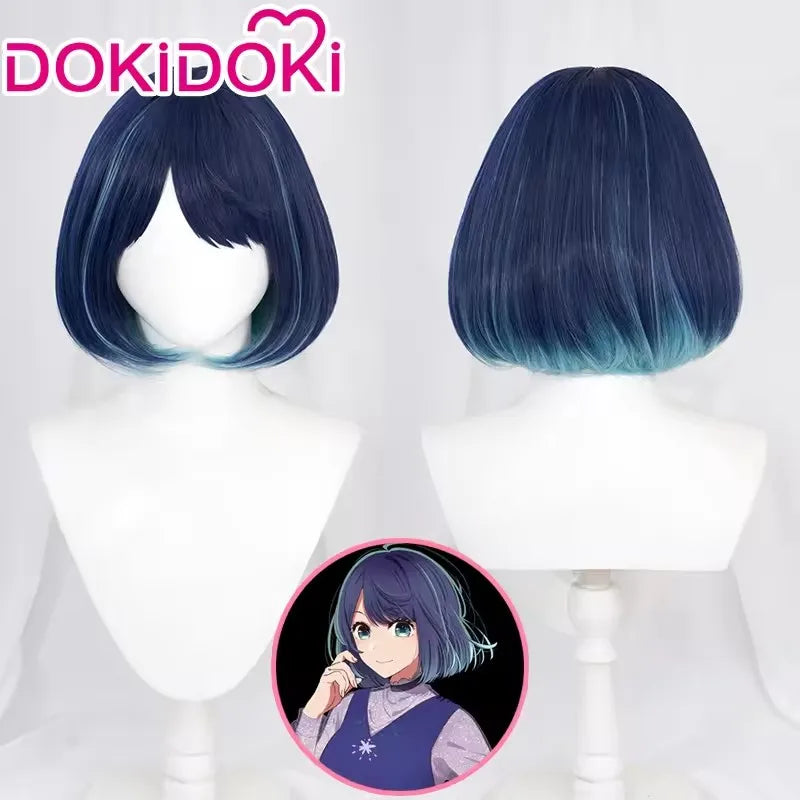 IN STOCK Hoshino Ai Aqua Akuamarin Ruby Rubii Arima Kana Kurokawa Akan Wig Anime Oshi Cosplay DokiDoki Cosplay Wig Cap Oshi