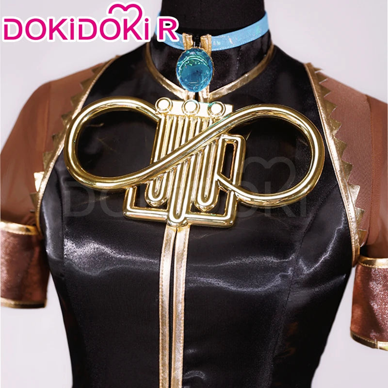 IN STOCK Lukaa Cosplay Costume Game Cosplay DokiDoki-R Megurinee Lukaa Cosplay Women Cute Costume Halloween