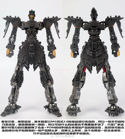 SHENMA Model Hyaku Shiki Kai MG 1/100 Golden Fighter Full Armor FA Assembly Model Kit Action Figures Plastic Model Kits Toy Gift