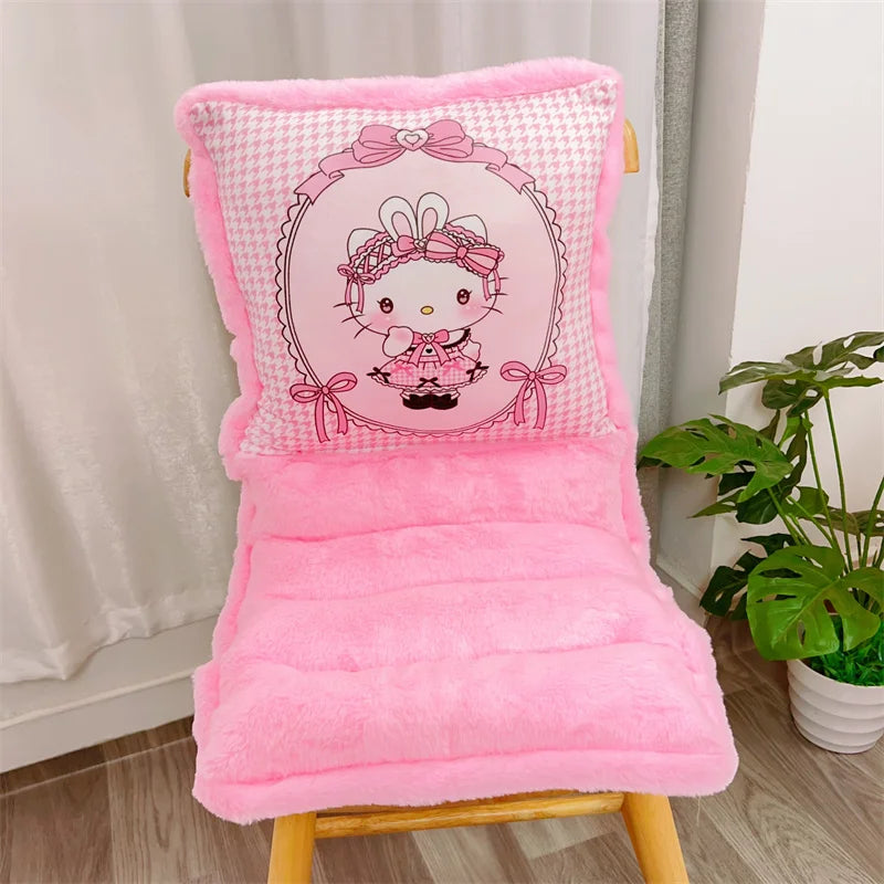 Sanrio Lovely One-piece Seat Cushion Kuromi My Melody Kawaii Japanese Style Sitting Cushion Chair Comfortable Home Decor Girl