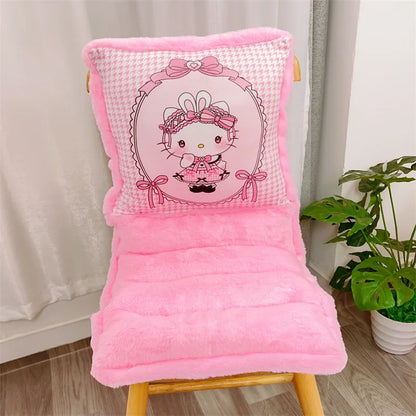 Sanrio Lovely One-piece Seat Cushion Kuromi My Melody Kawaii Japanese Style Sitting Cushion Chair Comfortable Home Decor Girl