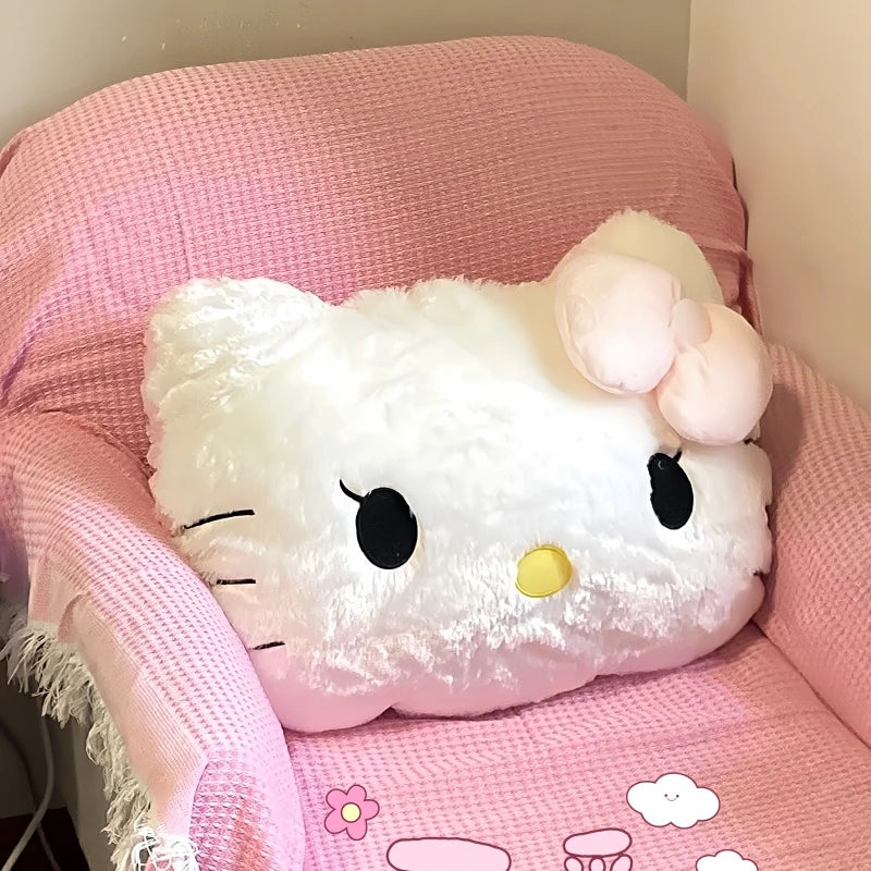 Big Size Hello Kitty Back Cushion Very Soft Sanrio Throw Pillow Sofa Bed Bedside Cushion Home Decor Gifts Girl Washable