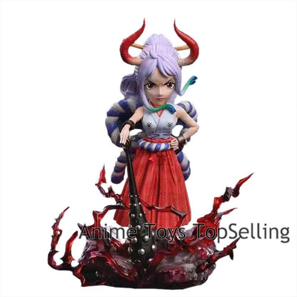 10cm Anime One Piece Figure Yamato Figure PVC Collectible Statue Model Toys Gifts