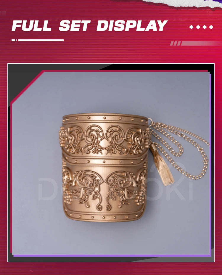 【Last Batch】IN STOCK Rumii Miraa Zoeyy Cosplay Costume【S-3XL】DokiDoki-SR Women Golden Costume Rumii Cosplay Suit Plus Size