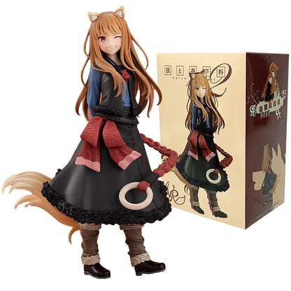 17cm Spice and Wolf: MERCHANT MEETS THE WISE WOLF Anime Figure Wolf Holo Action Figure PVC Adult Collection Model Doll Toys