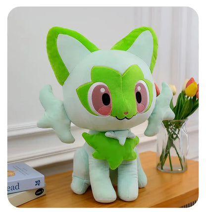 Pokemon Plushie Toys Sprigatito Quaxly Fuecoco Pokémon Scarlet and Violet Anime Plush Stuffed Dolls Christmas Gift for Childrens