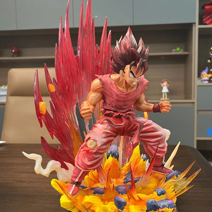 38cm Dragon Ball Z Kaiouken Goku PVC Action Figure Anime Model Toy Gift