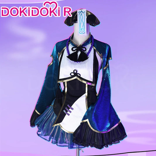 Mikuu Zombie Cosplay Costume DokiDoki-R Women Cute Zombie Dress Chinese Vampire Costume Mikku Halloween