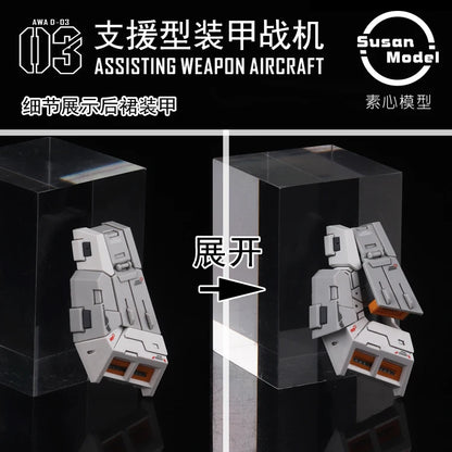 SUSAN Model RX-93 V RG 1/144 RX-93-ν2 Hi V ASSISTING AIRCRAFT AWA HWS Assembly Model Kit Toy Accessories Package Gift