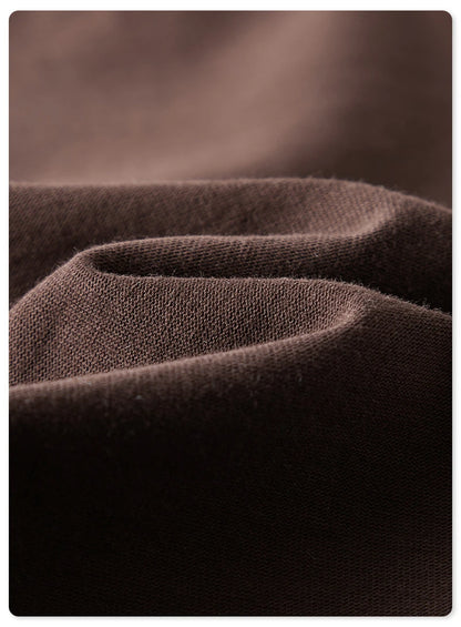 ZODF Retro Monkey Washed 260gsm Cotton T-Shirt For Men Unisex High Street Loose Full Sleeve T Shirt Brand Streetwear HY0406