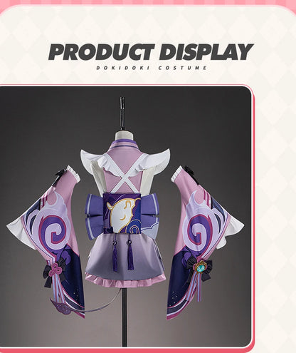 IN STOCK Yumemizuki Mizuki Cosplay Costume Game Genshin Impact【XS-3XL】DokiDoki-N Women Cute Dress Plus Size