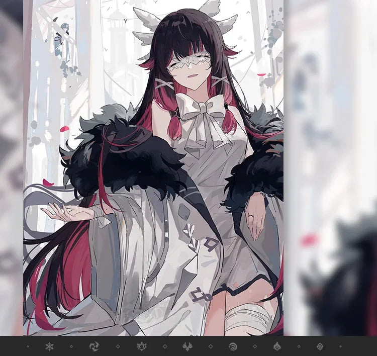 IN STOCK Columbina Cosplay Game Genshin Impact Fatui Harbinger Cosplay Costume DokiDoki-SR Cloak Women Cosplay Christmas