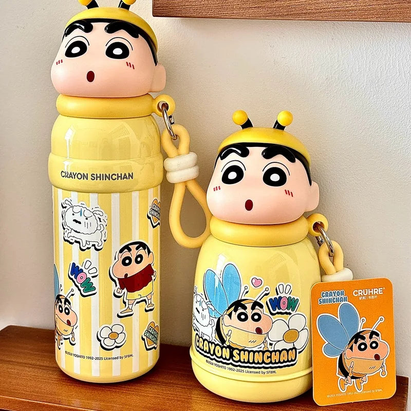 Original Crayon Xiaoxin Insulated Cup Blind Box Cute Large Capacity Portable Water Cup Christmas Surprise Girl Gift Mystery Box