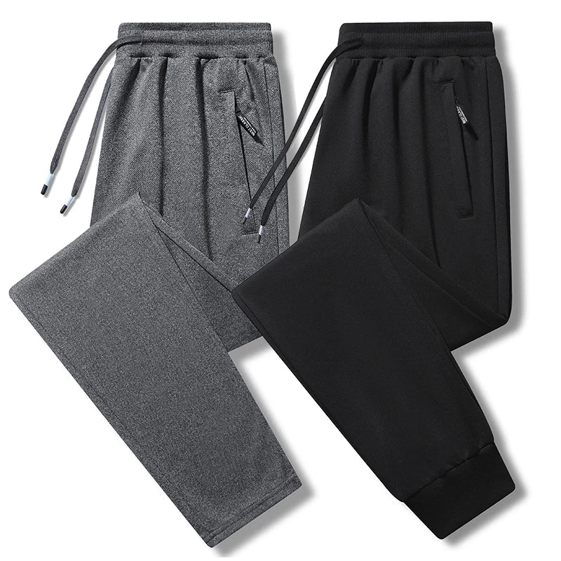 Chrlck Men’s Tight Sweatpants Straight Jogging Pants Casual Sport Running Trousers Spring Summer